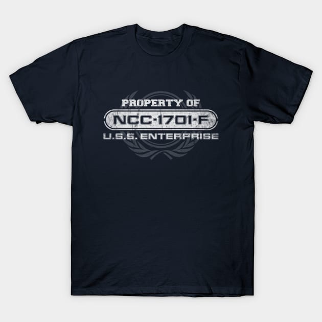 Vinage Property of NCC1701F T-Shirt by JWDesigns